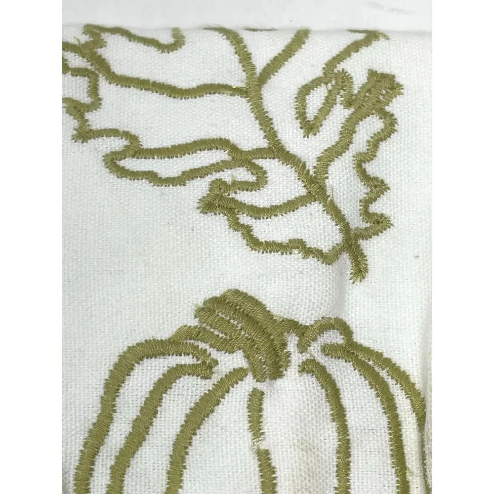 IKEA HOSTPROMENAD Pillow Cover 20x20 Embroidered Fall Harvest Discontinued NWT